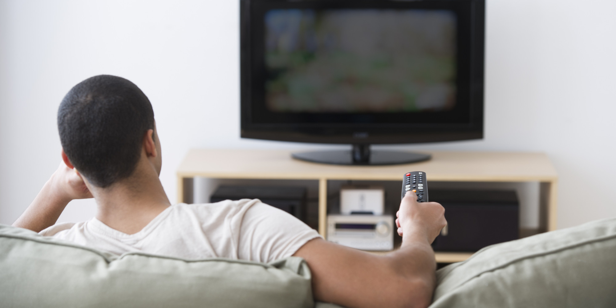 Man-WATCHING-TV-